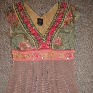 Anthropologie Deletta Peplum Top